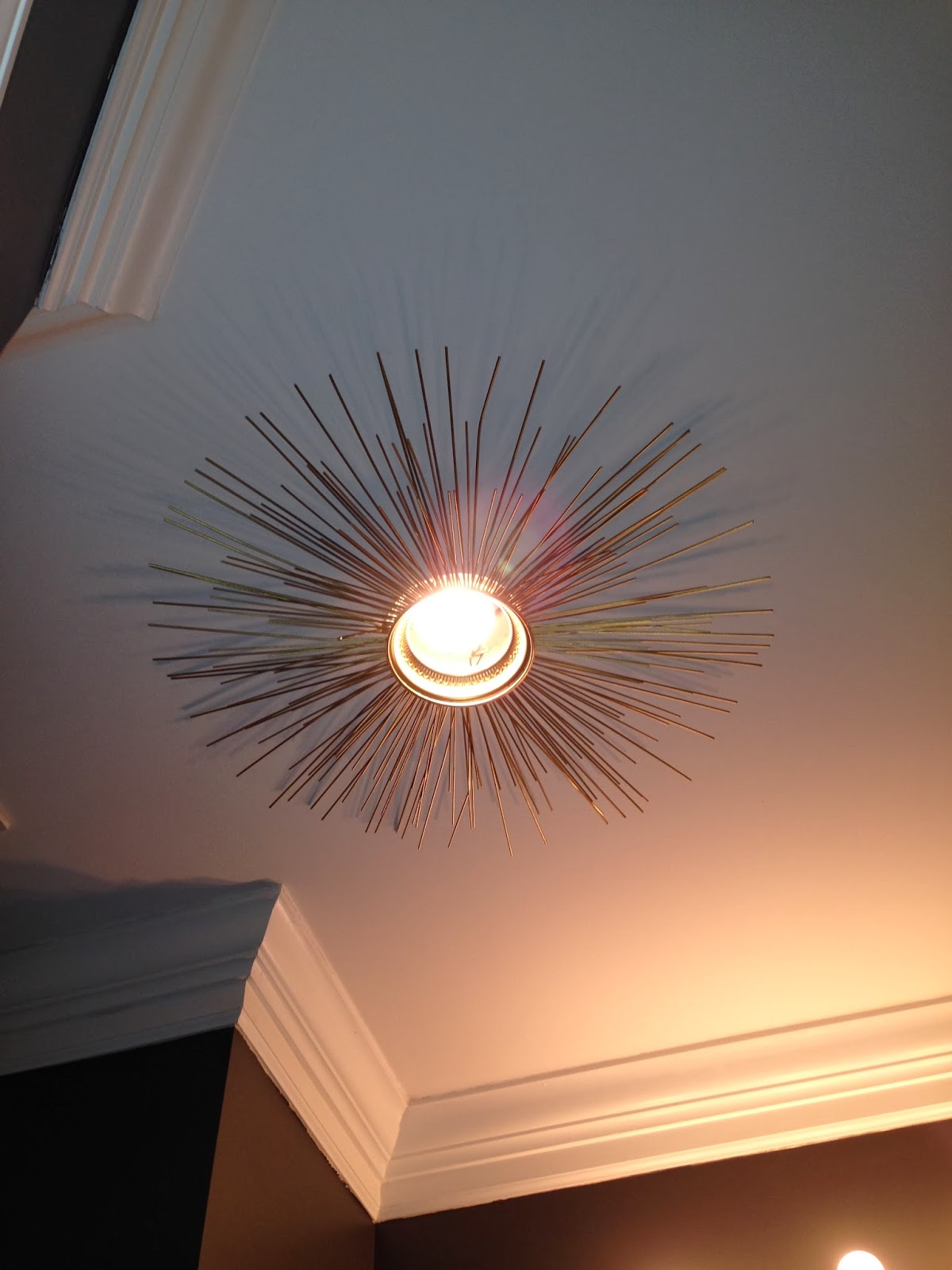 Traditional Glamour DIY Sunburst Ceiling Medallion