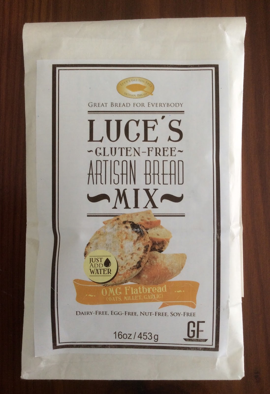 Alexis's Gluten Free Adventures Luce's Gluten Free Artisan Bread Mix