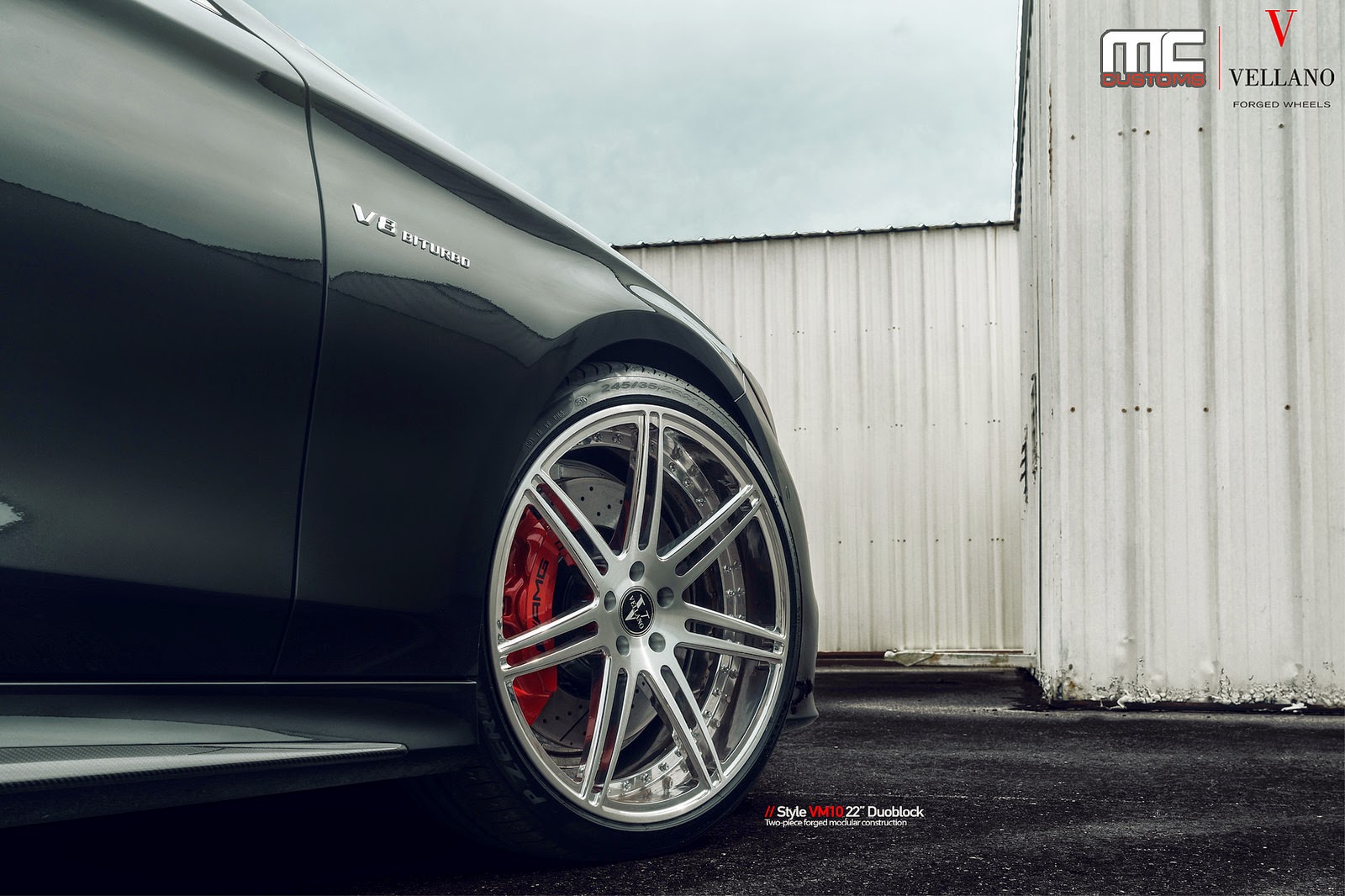 Mercedes-Benz S63 AMG On Vellano VM10 22'' Duoblock By MC Customs