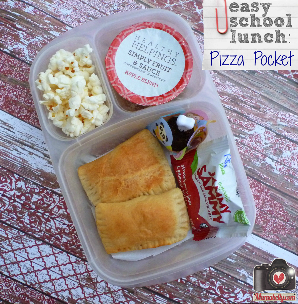 Mamabelly's Lunches With Love Fast and Easy Mini Pizza Pockets