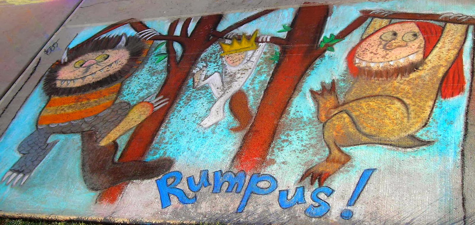 Vegas Girl Chalk Art Impermanence Epitomized