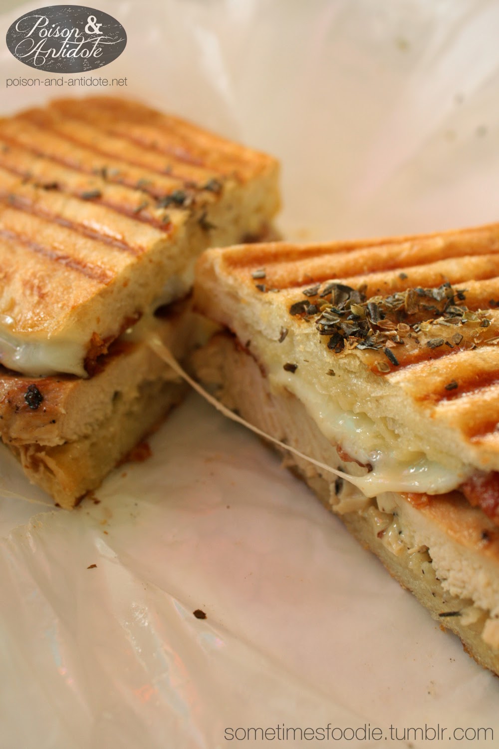 Sometimes Foodie Honey Mustard Chicken Panini Wildwood Bagel