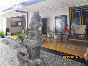 "Ganesh Statue" in Sultan of Yogyakarta Palace complex.