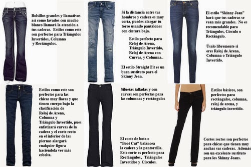 que tipo de jeans debo usar
