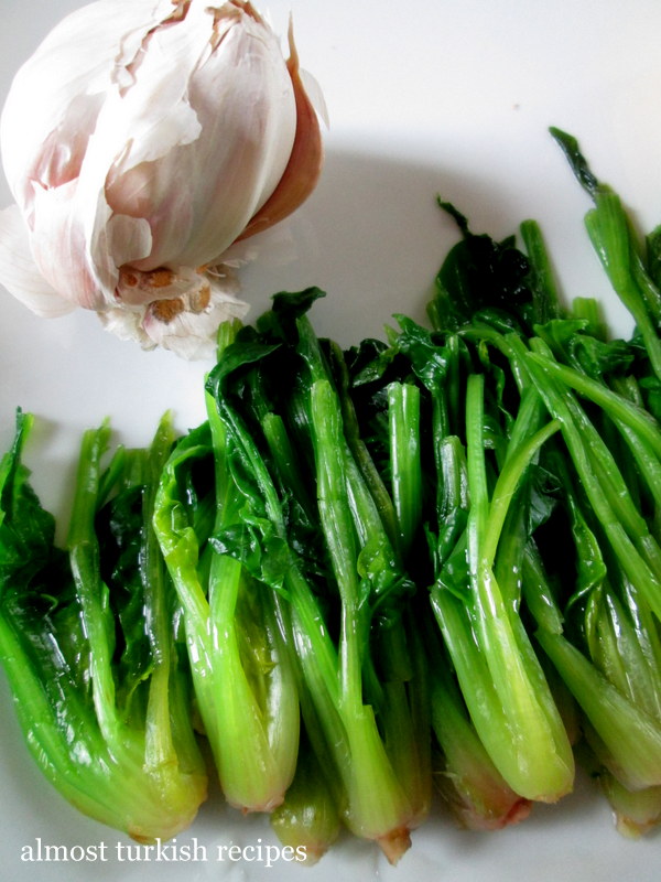 Almost Turkish Recipes Spinach Stem Salad (Ispanak Kökü Salatası)