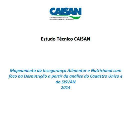 Estudo Técnico CAISAN