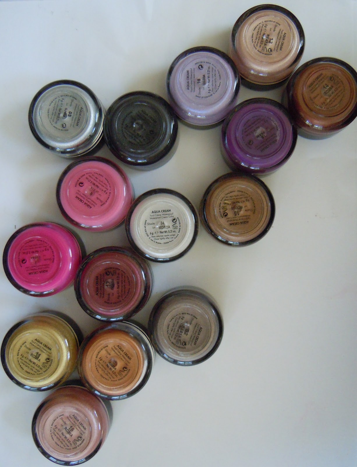 lola's secret beauty blog MAKE UP FOR EVER Aqua Creams Review & Swatches