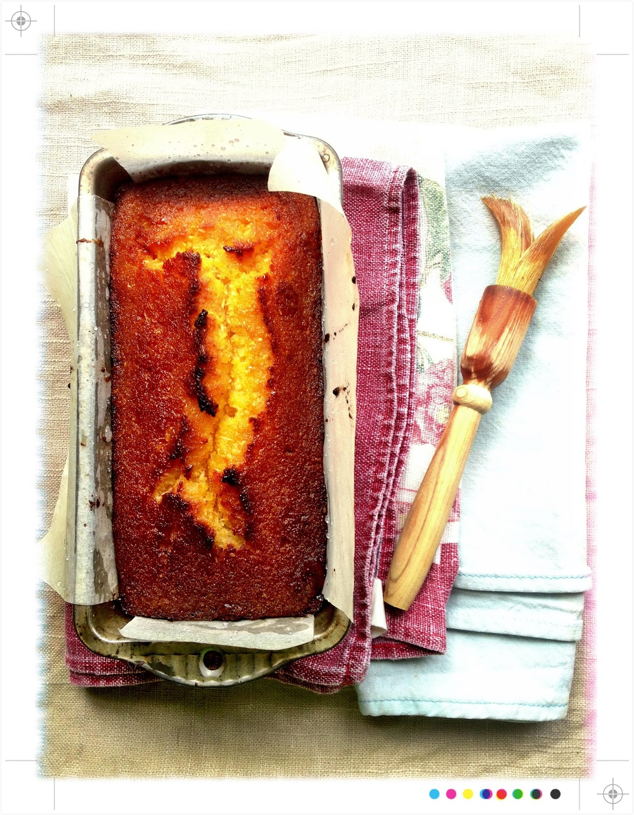 Toast Semolina, Coconut & Marmalade Cake