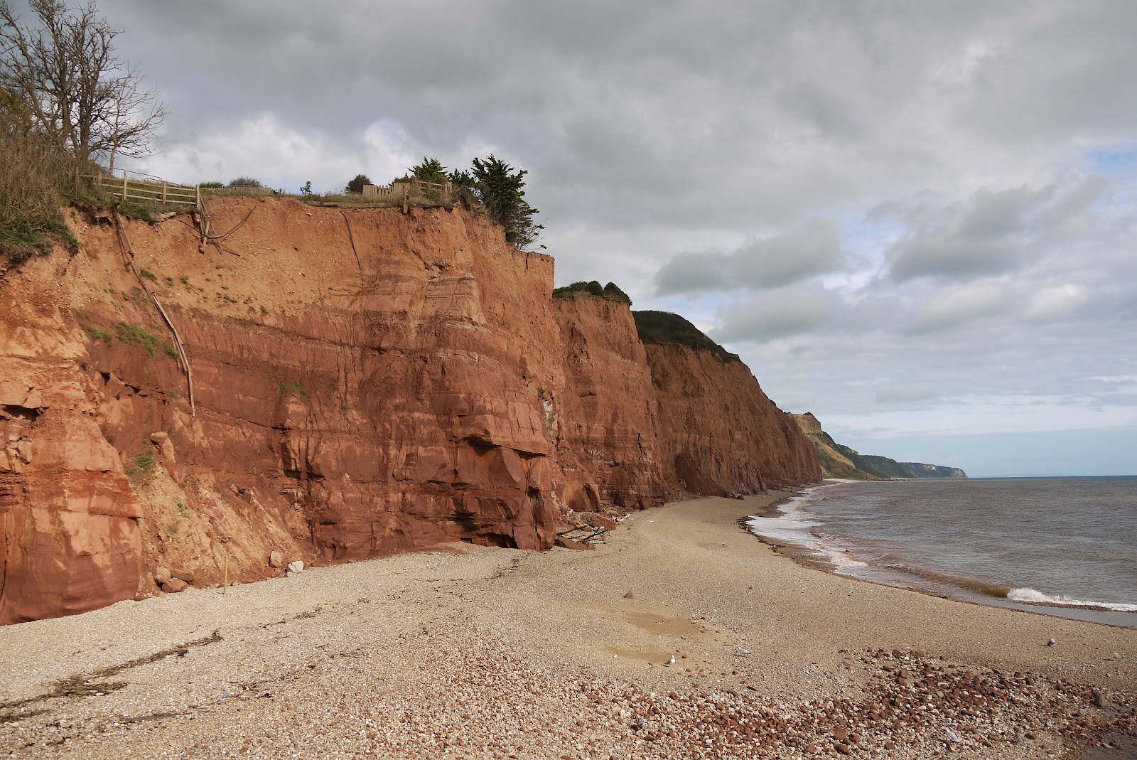 Walking in the country Sidmouth to Buddleigh Salterton (SW Coast Path 24)