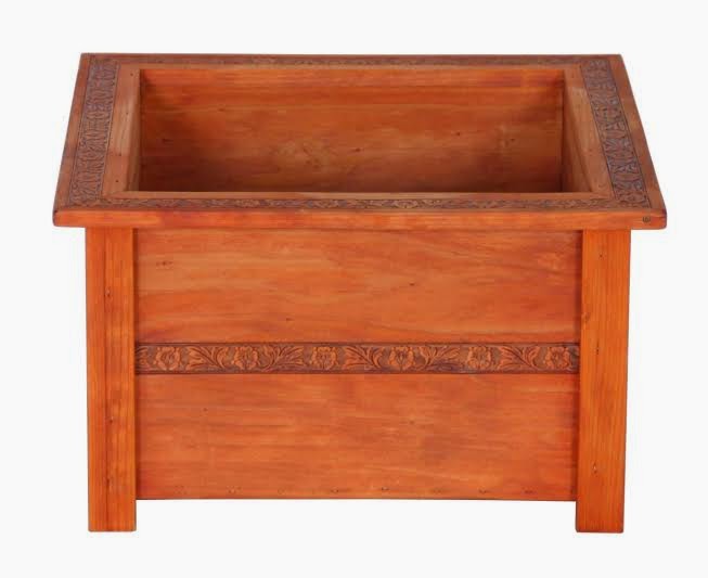 QMT Windchimes Square Redwood Planter Box Giveaway