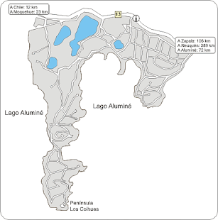 Mapa Villa Pehuenia