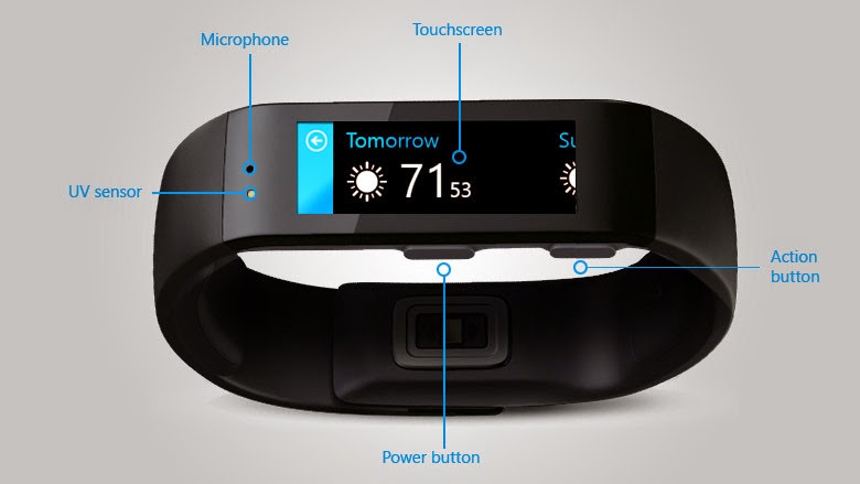microsoft band specifications