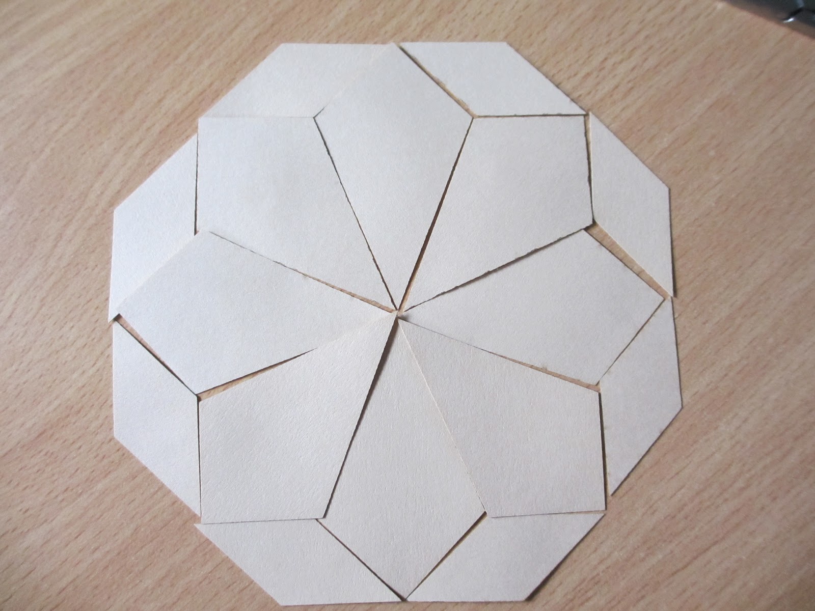 HandmadeRetropaper pieced octagons