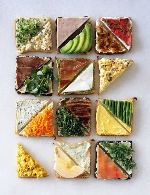 sandwich art food art