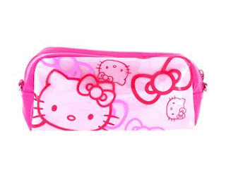 Hello Kitty cute and pink pencil case for school