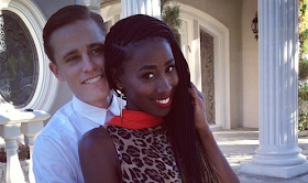 Bria Myles and her lucky guy...