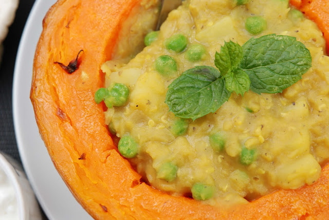 whole roasted pumpkin recipe indian dhal
