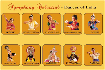 Indian Classical Dance Chart