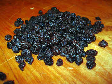 currants vs raisins