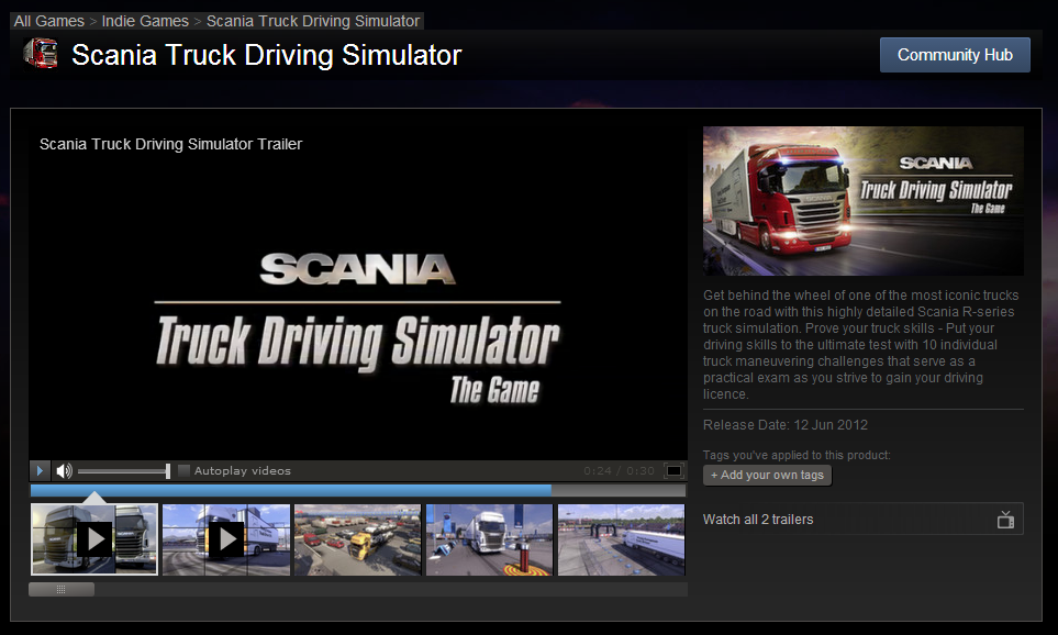 scania truck driving simulator screensots hd