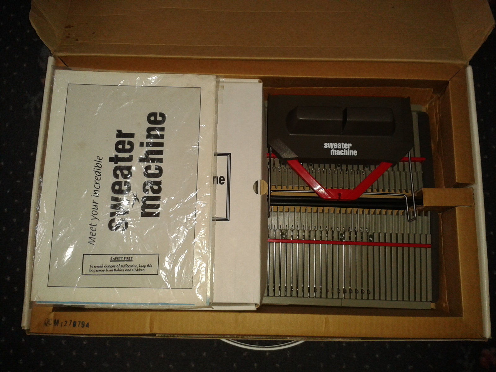 Alex's Machine Knitting My "New" BOND Incredible Sweater Machine!