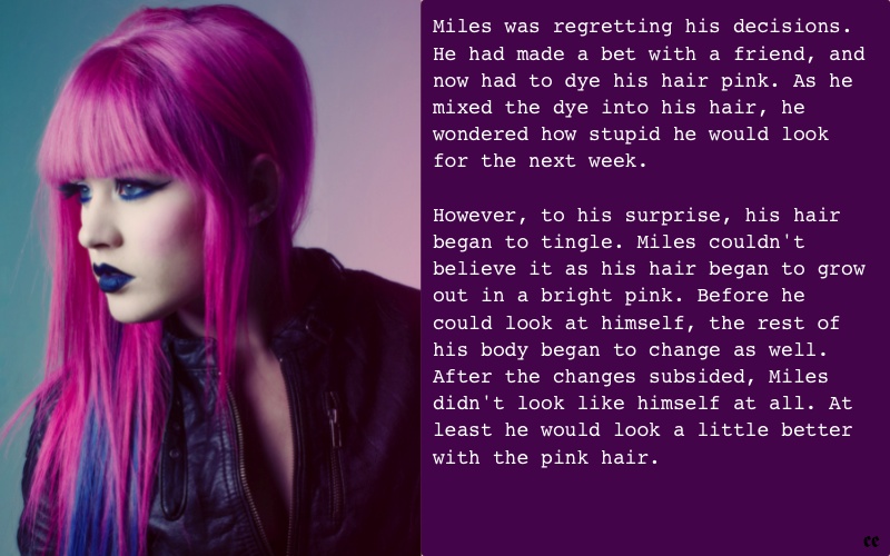 Erika's Captions Pretty in Pink