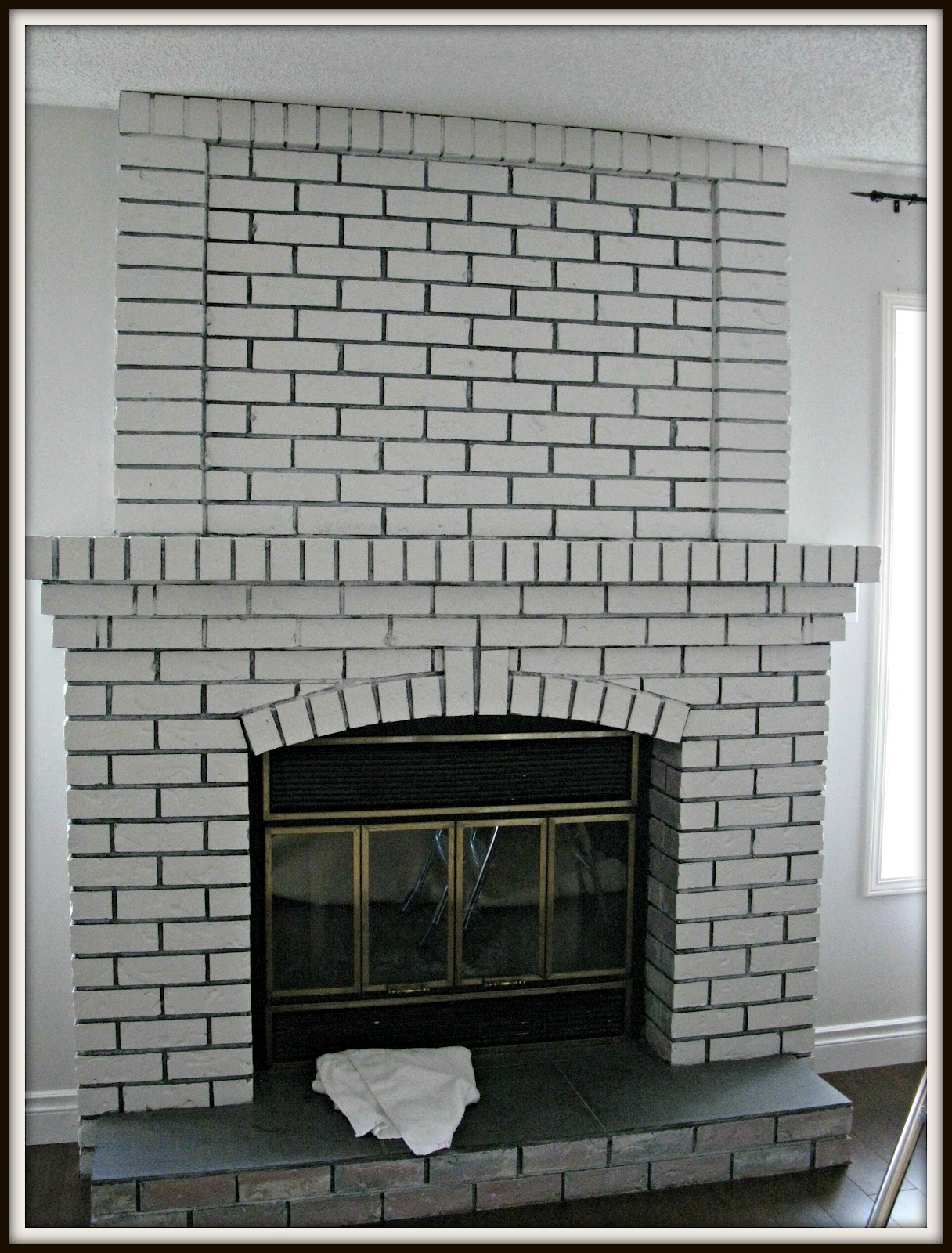 creating domestic bliss White Fireplace