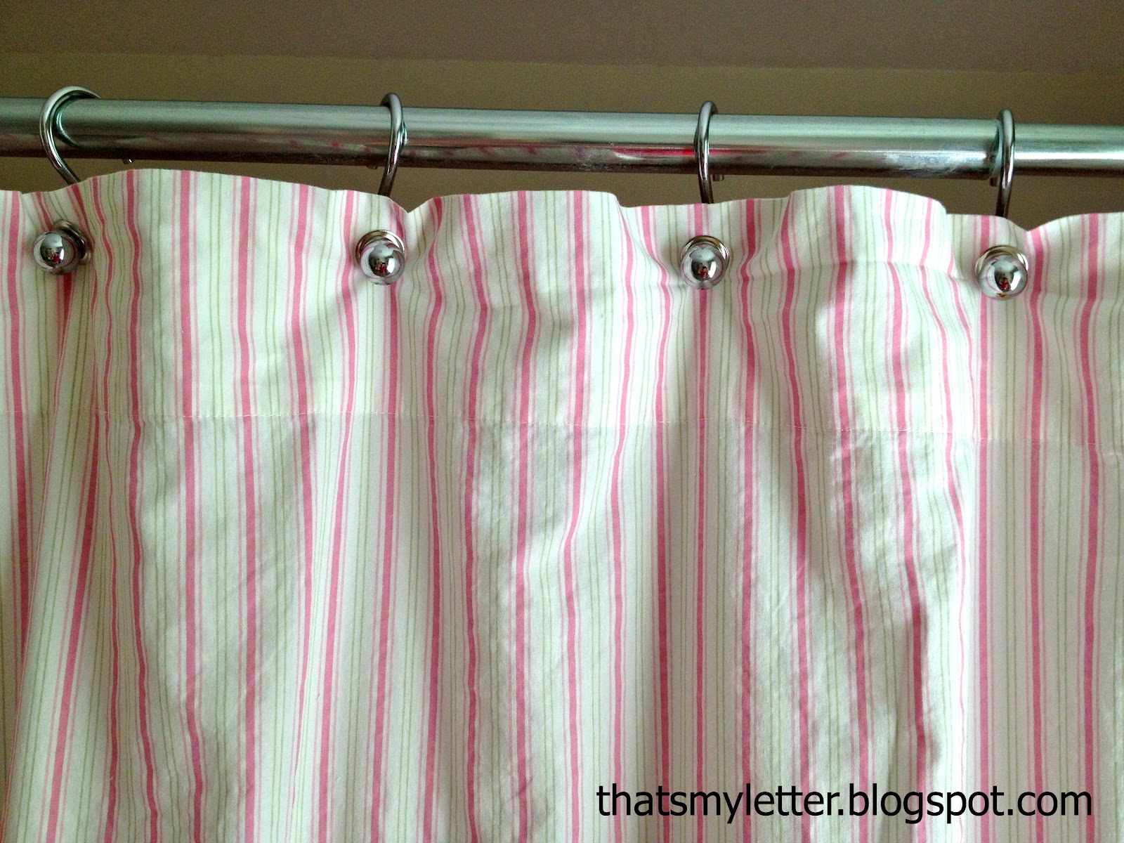 That's My Letter "S" is for Shower Curtain