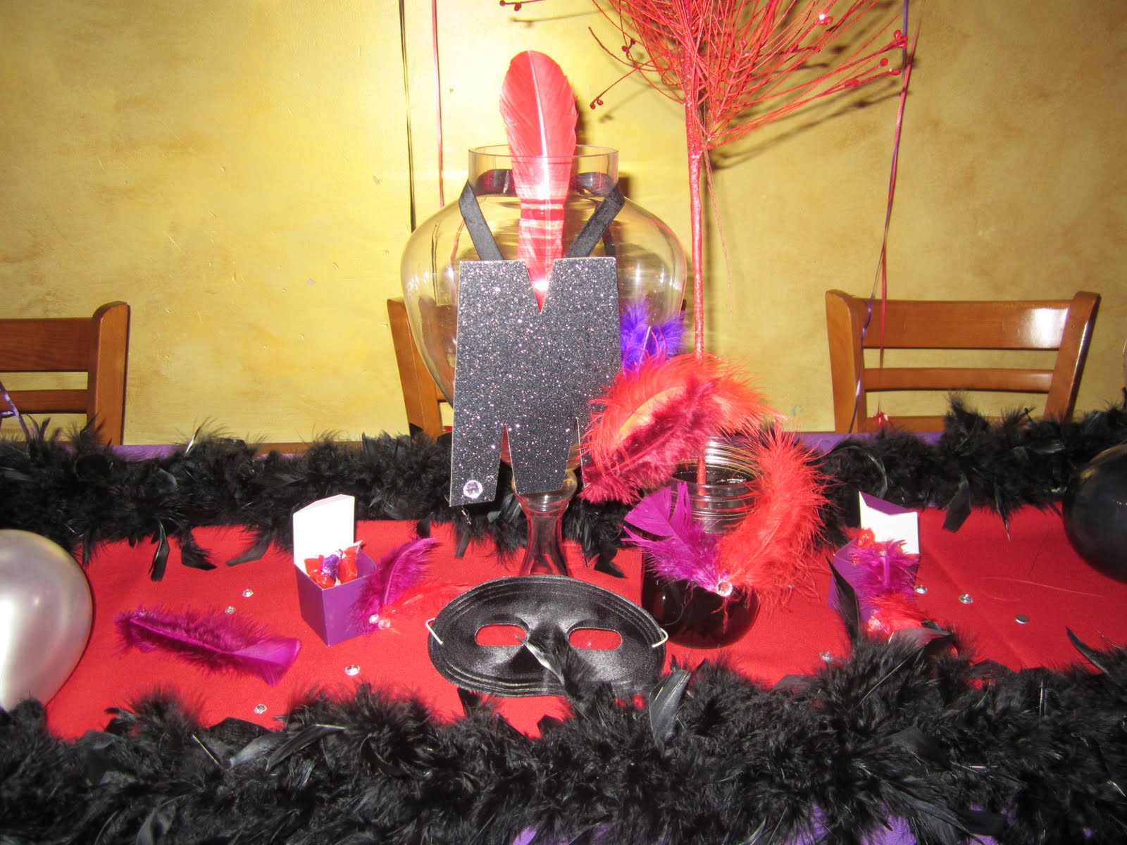 Party with a K...THE BLOG: How To Decorate a Birthday Dinner: Red