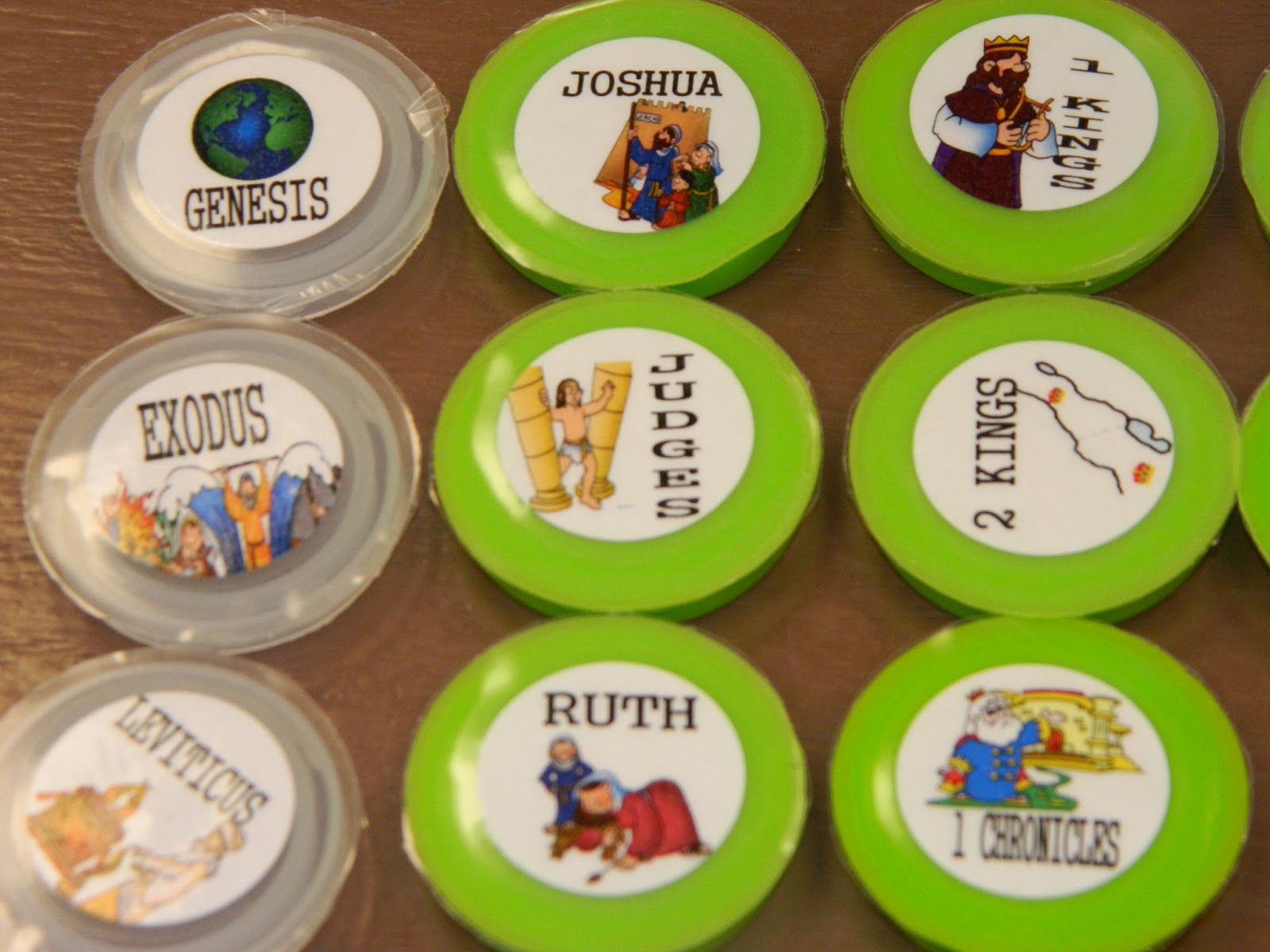 Hands On Bible Teacher Milk Cap Mania!!! Memorizing the Books of The