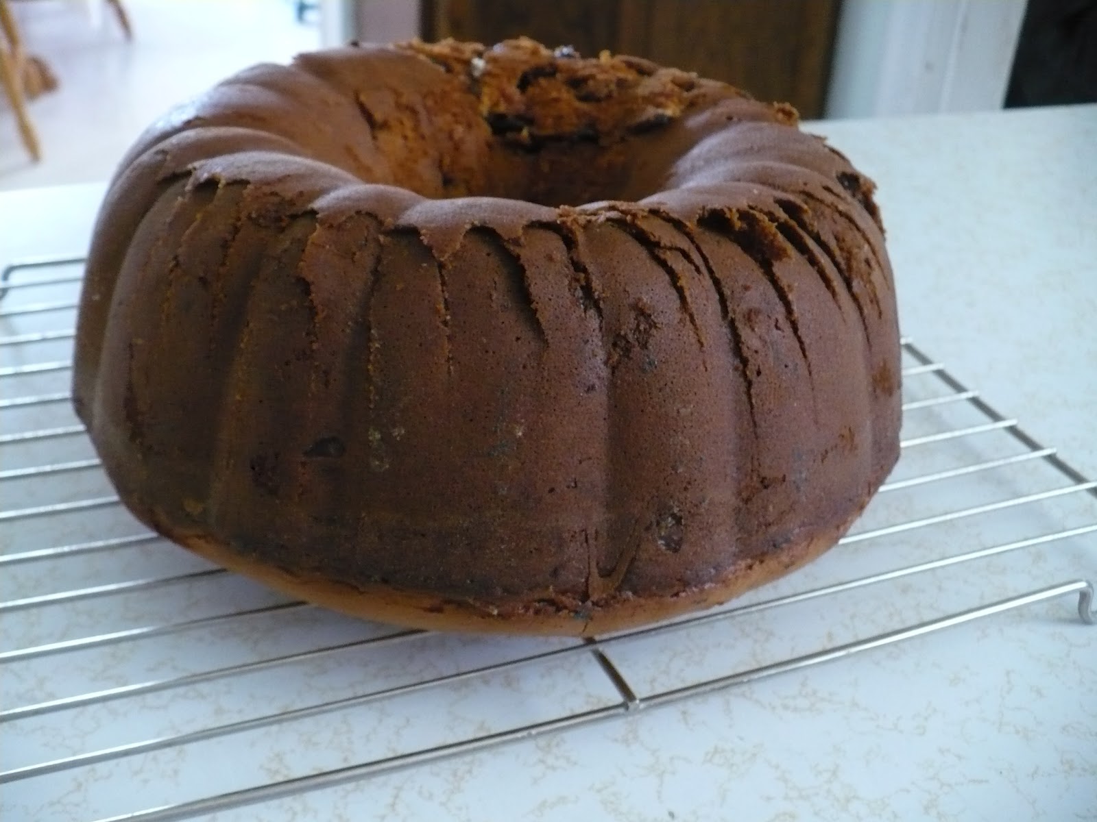 All is Amazing Peanut Butter Chocolate Chip Pound Cake