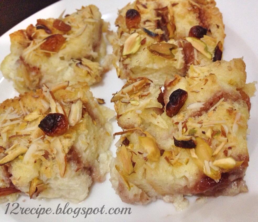 Easy Bread and Jam Pudding Recipe Book