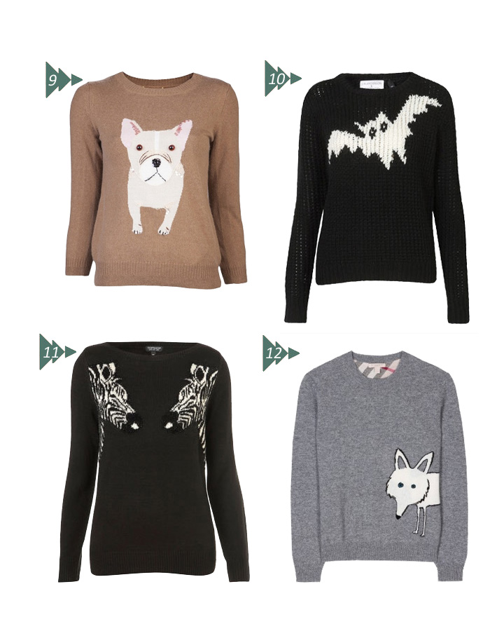 Kumara Lifestyle Favorite Fashion Trends Animal Motif Sweaters