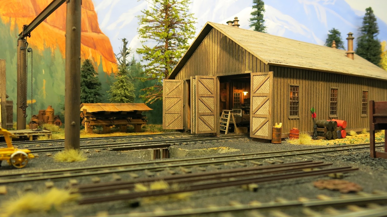 Geared Steam Dallas Area Train Show Jan 2015