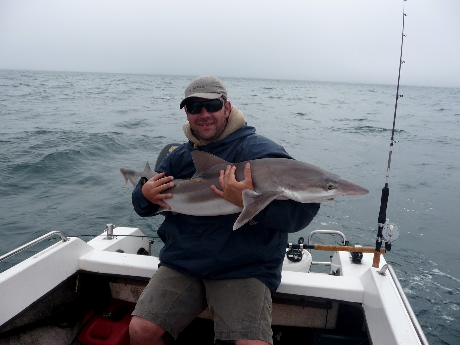 Adventures with a Salmon rod Tope and Skate fishing