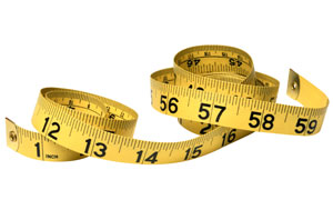 And speaking of my tummy, I got out the measuring tape yesterday. (Cue