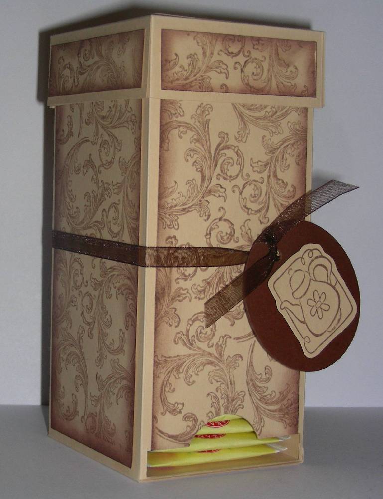 CKCrafts Tea bag dispenser my first tutorial