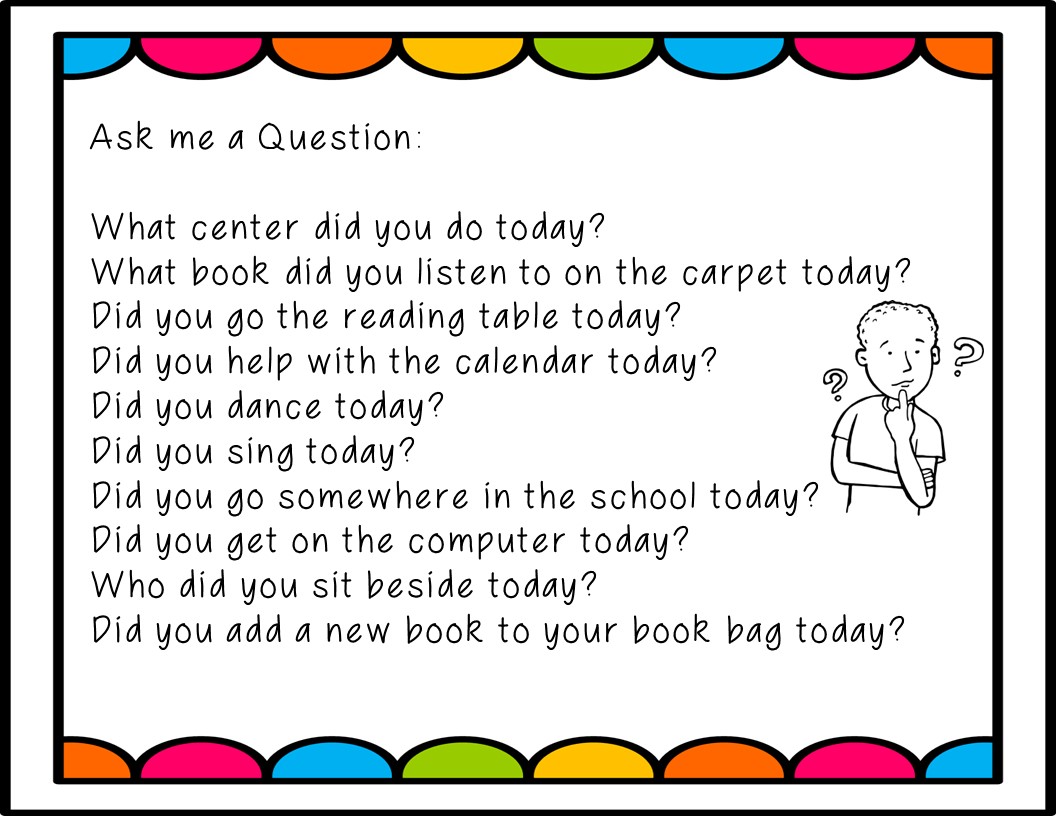 Questions ask parents homework