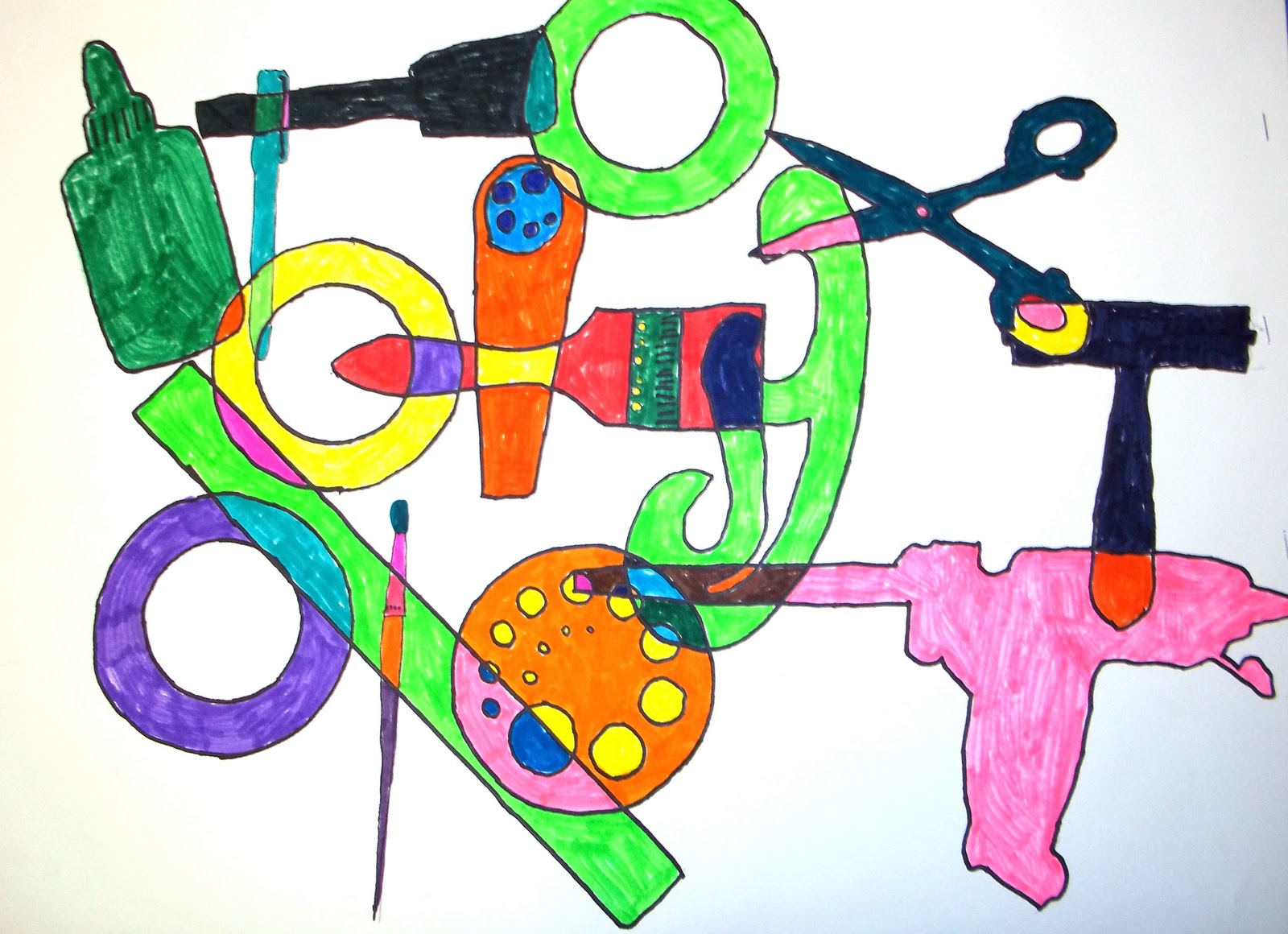 Monument Valley Regional Middle School Art Class Art Supplies, 5th grade