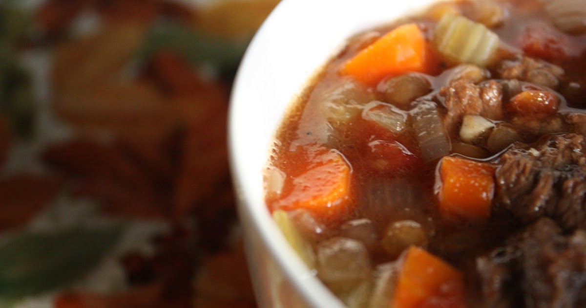 StayHome Dad Lentil Soup with Beef