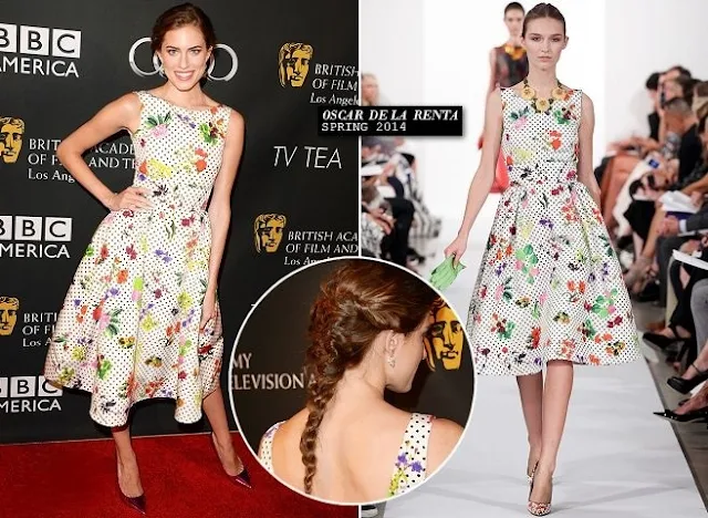 Allison Williams in Oscar de la Renta – BAFTA LA TV Tea 2013 