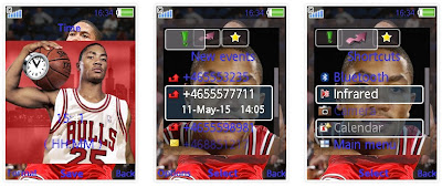 Derrick Rose SonyEricsson手機主題for Elm/Hazel/Yari/W20﹝240x320﹞