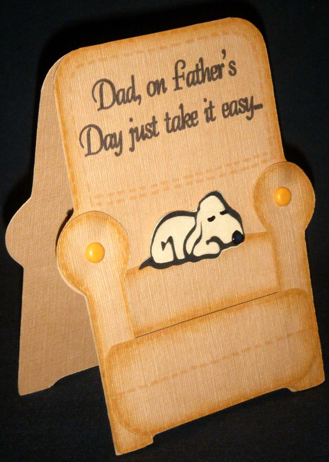Cards by CG Father's Day Recliner Card