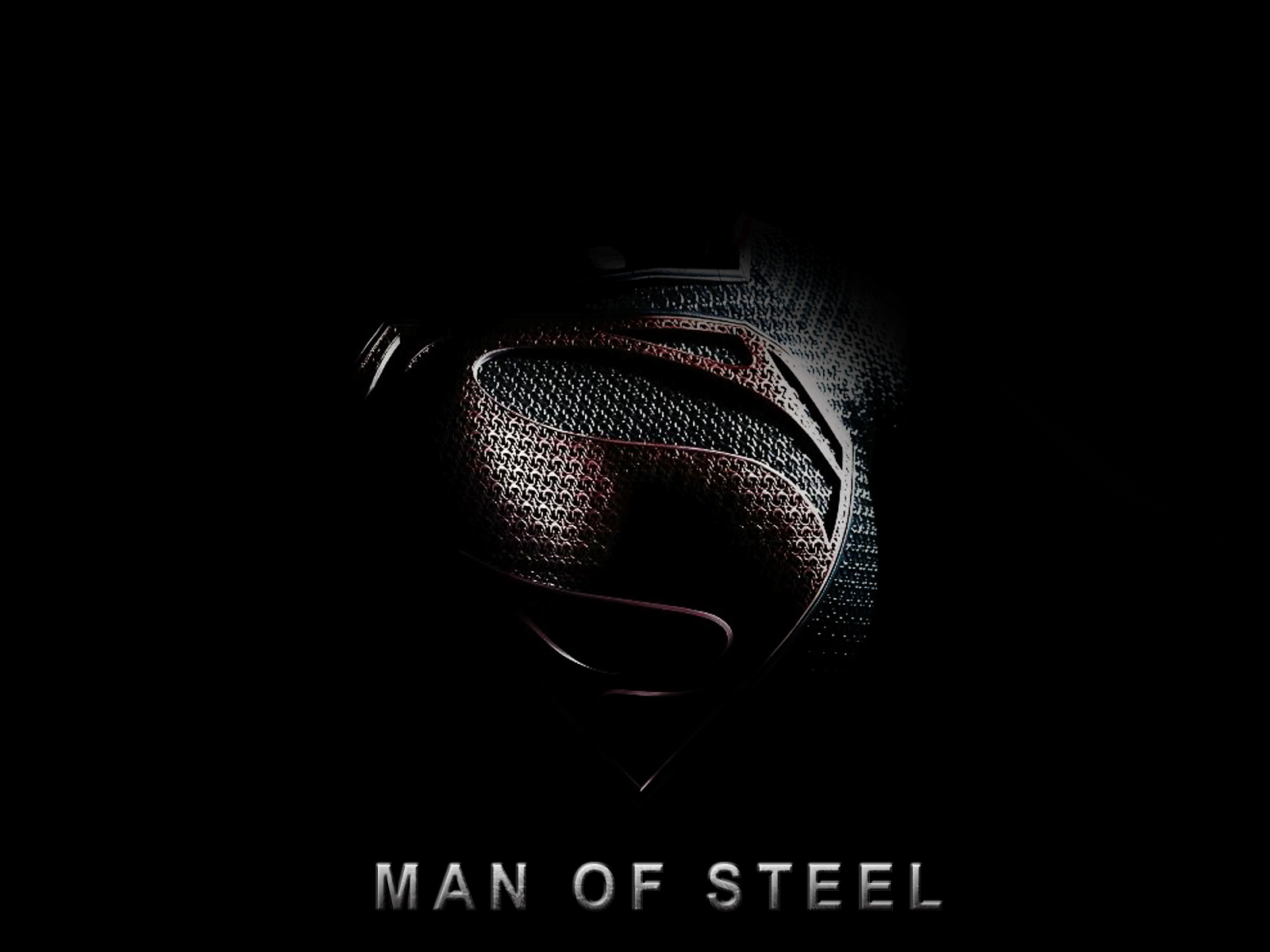 man of steel logo wallpaper hd