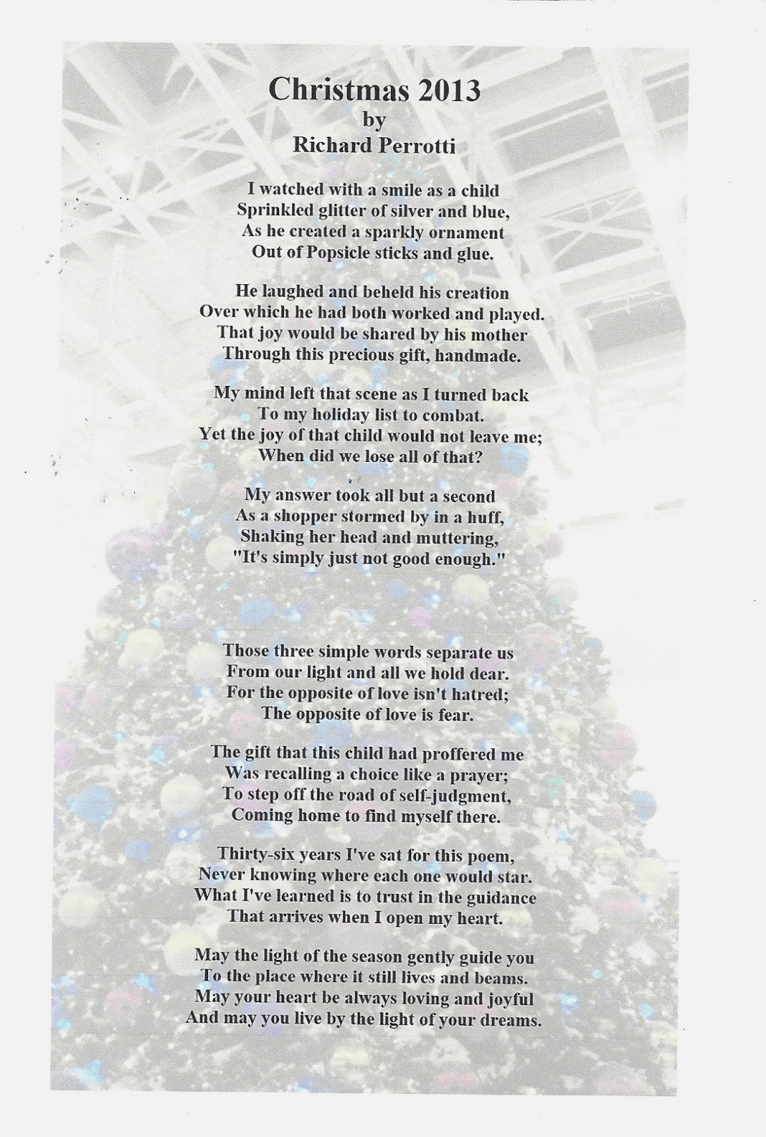 amazed amused 36 years of christmas poems christmas 2013 light up christmas tapestry
