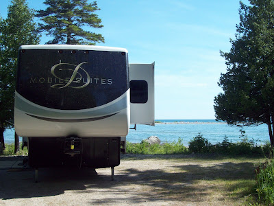 rving paths puppy campsite
