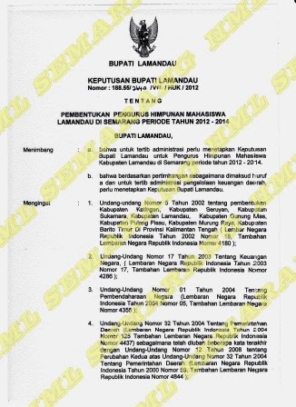 Himpunan Mahasiswa Lamandau Semarang Langkah Langkah