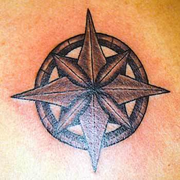 Rocking Tattoos tribal star tattoo for men. Rocking Tattoos