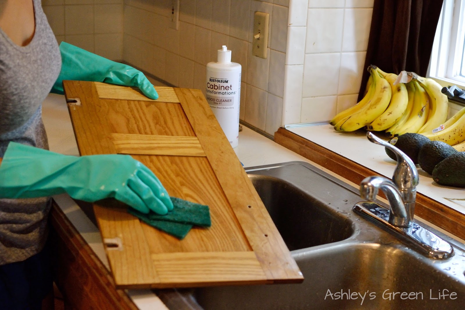 Ashley's Green Life How I Transformed My Kitchen for Under 100!