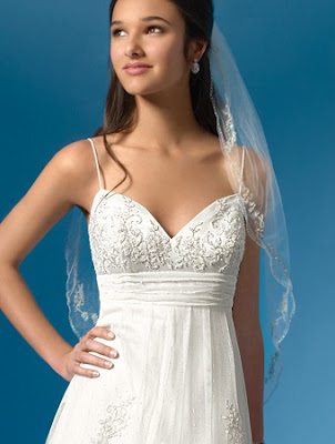 Also available as a beach wedding dressMatch optional veil